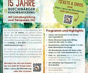 Jubiläumswanderung „Buechibärger Rundwanderung“